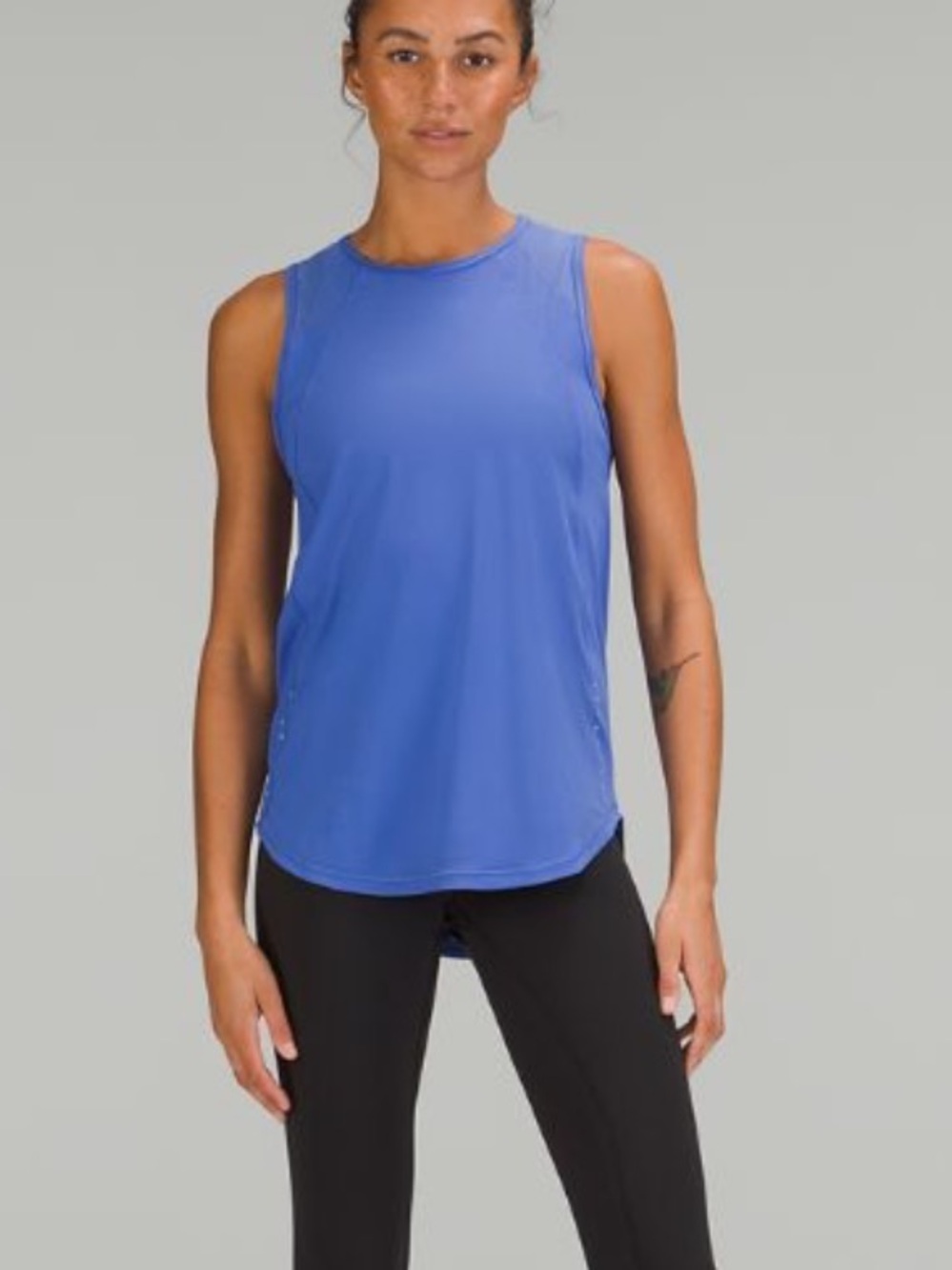 lululemon athletica purple/blue Performance Tank Top